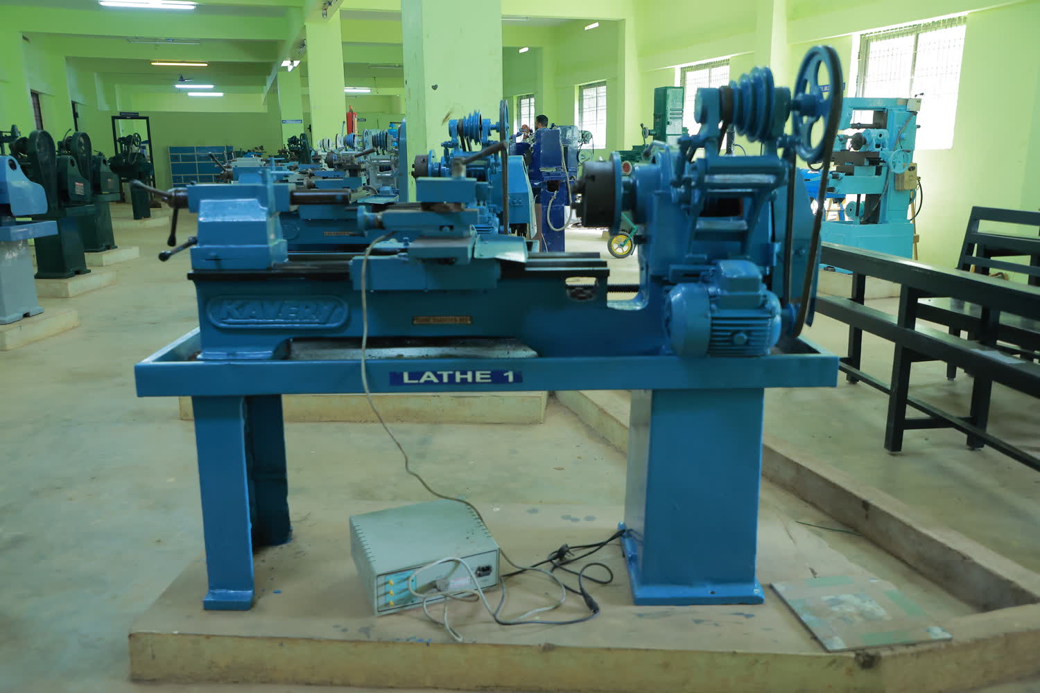 Engineering workshop used for student skill development