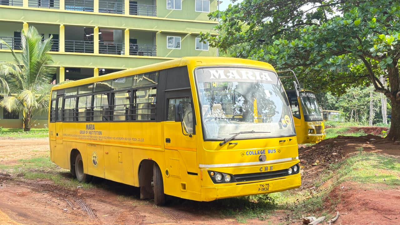 Maria Polytechnic College transport bus